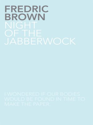 cover image of Night of the Jabberwock